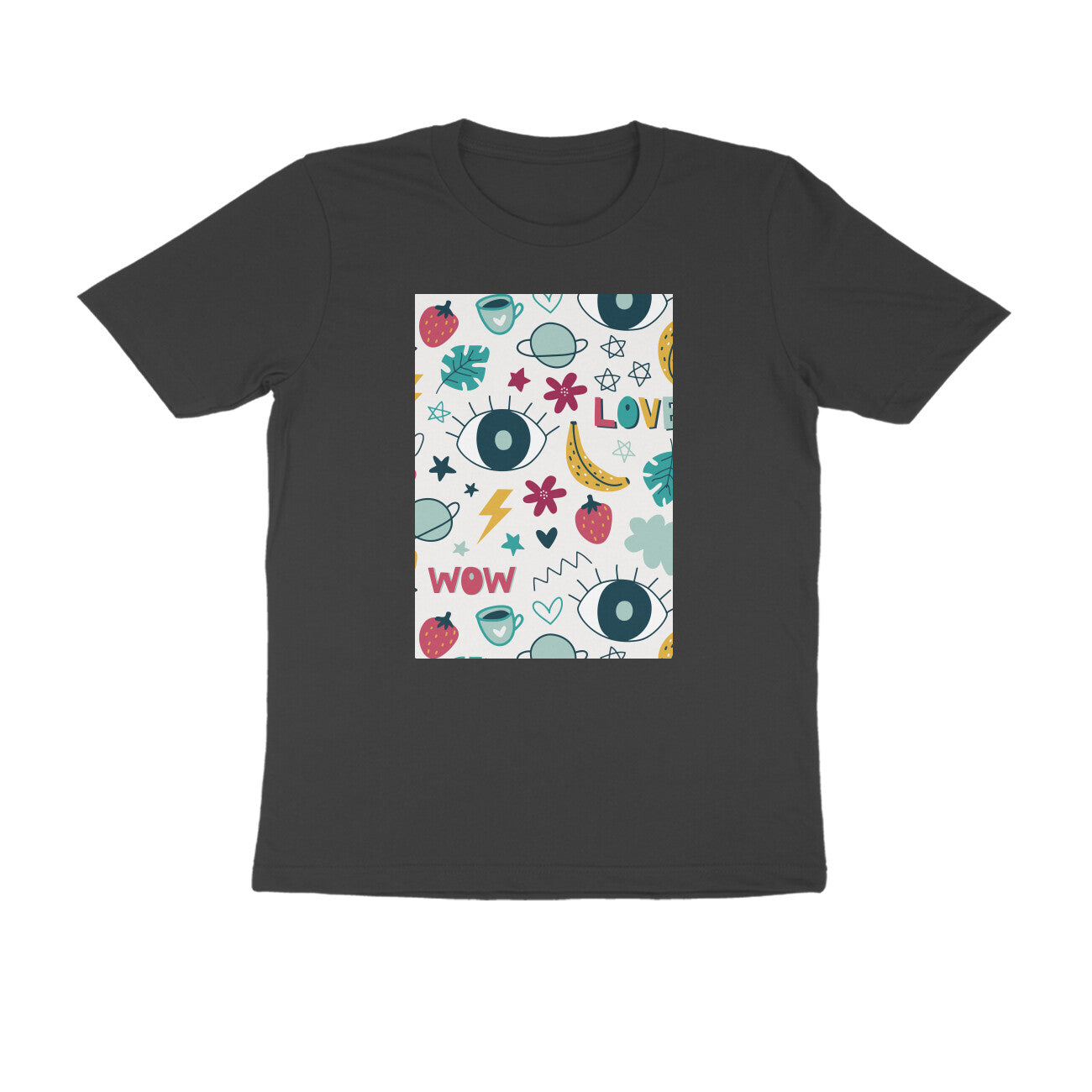 Half Sleeve Round Neck T-Shirt – Abstract puraidoprints