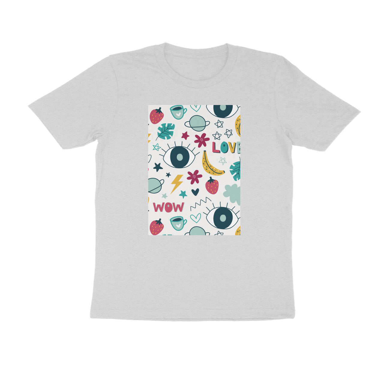 Half Sleeve Round Neck T-Shirt – Abstract puraidoprints