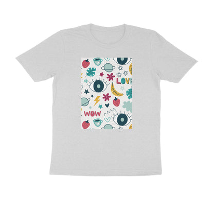 Half Sleeve Round Neck T-Shirt – Abstract puraidoprints