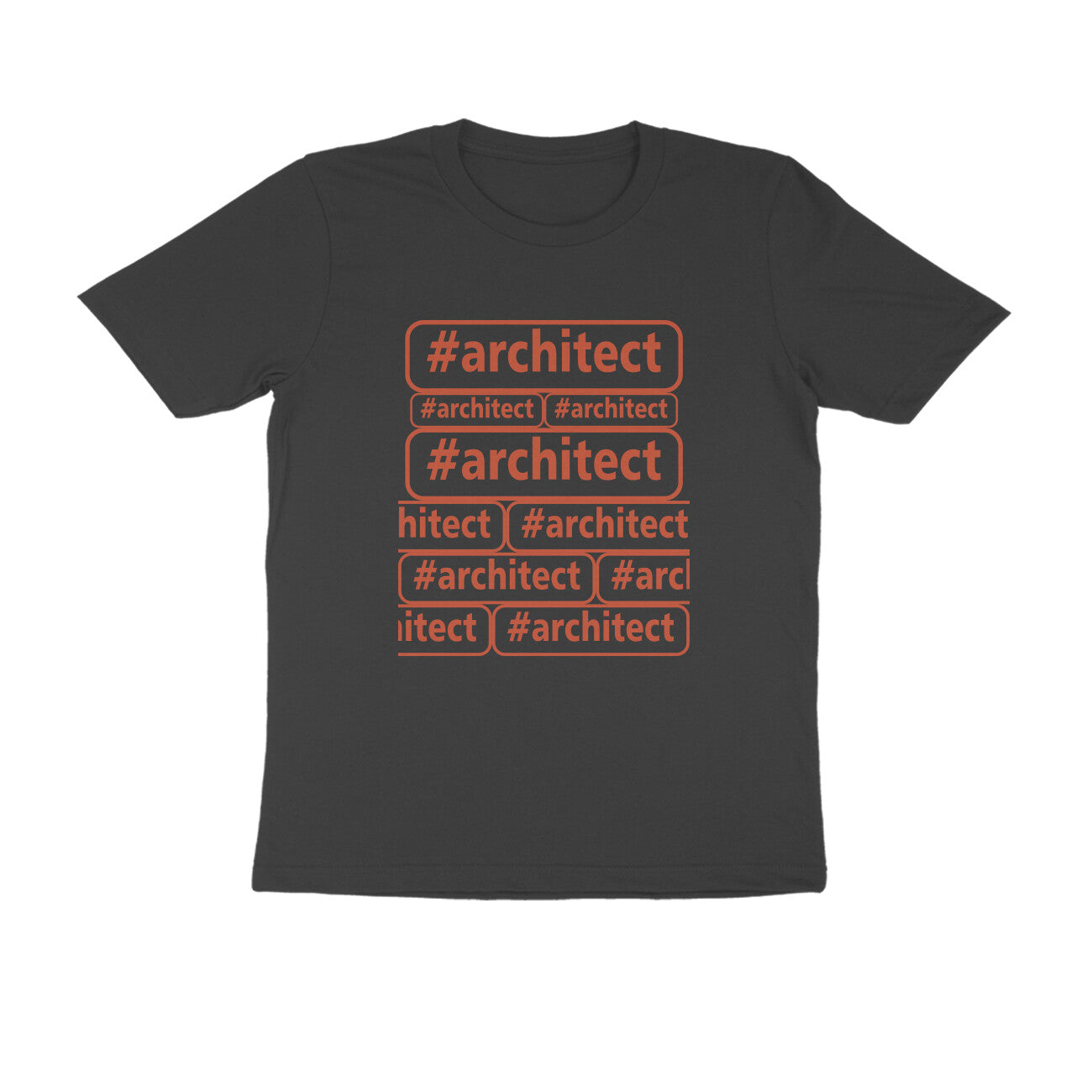 Half Sleeve Round Neck T-Shirt – Architect 3 puraidoprints