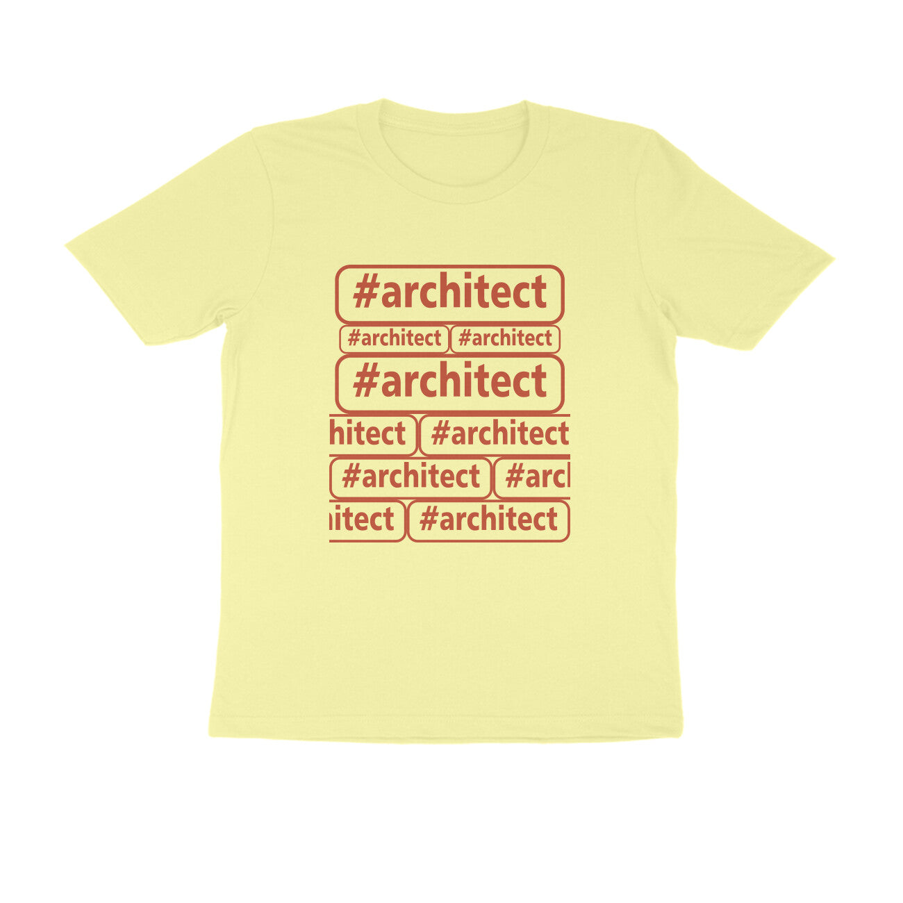 Half Sleeve Round Neck T-Shirt – Architect 3 puraidoprints