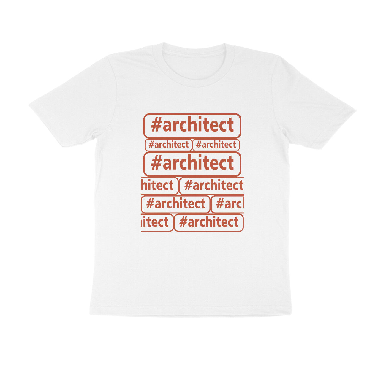 Half Sleeve Round Neck T-Shirt – Architect 3 puraidoprints