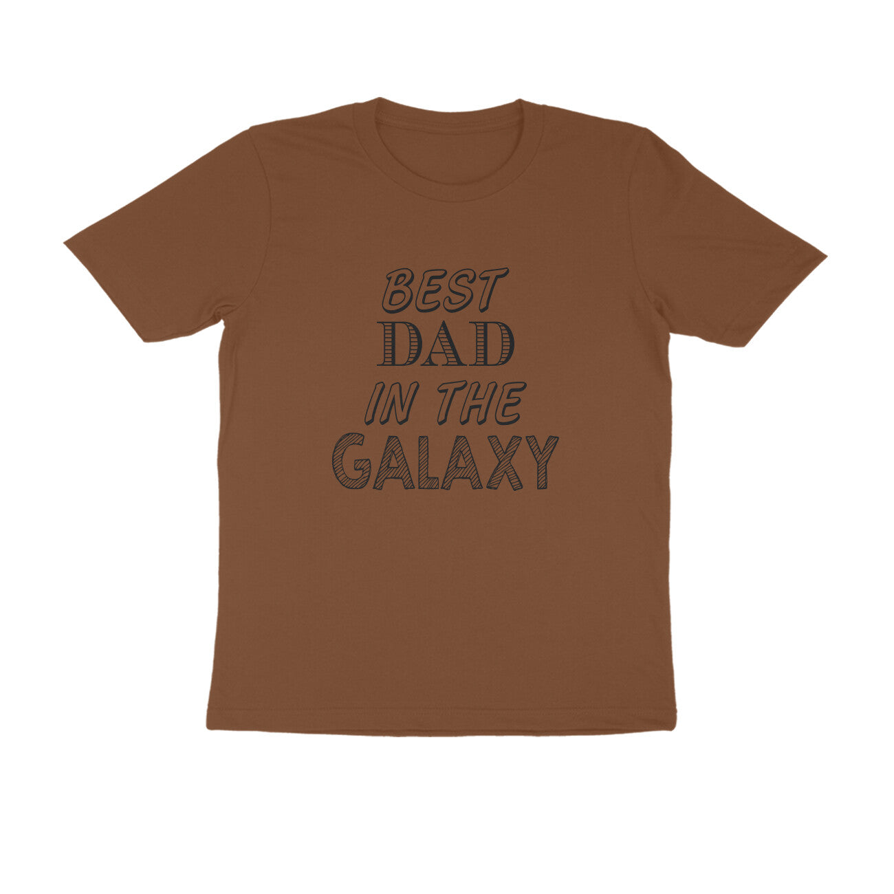 Half Sleeve Round Neck T-Shirt – Best Dad in the Galaxy puraidoprints