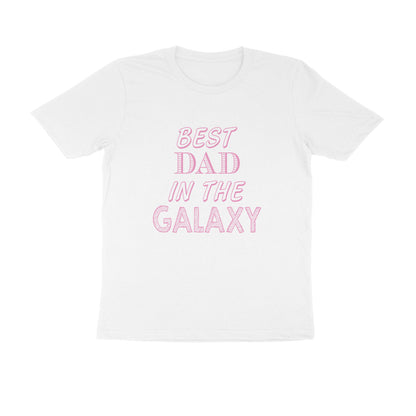 Half Sleeve Round Neck T-Shirt – Best Dad in the Galaxy puraidoprints