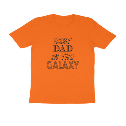 Half Sleeve Round Neck T-Shirt – Best Dad in the Galaxy puraidoprints