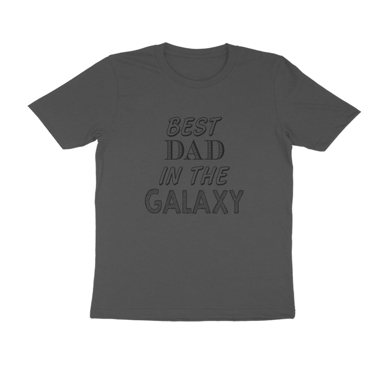 Half Sleeve Round Neck T-Shirt – Best Dad in the Galaxy puraidoprints