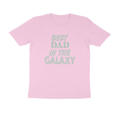 Half Sleeve Round Neck T-Shirt – Best Dad in the Galaxy puraidoprints