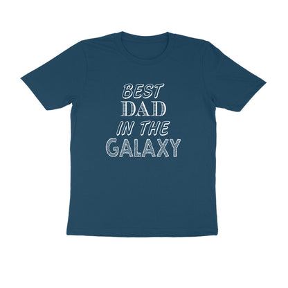 Half Sleeve Round Neck T-Shirt – Best Dad in the Galaxy puraidoprints