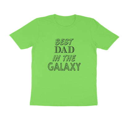 Half Sleeve Round Neck T-Shirt – Best Dad in the Galaxy puraidoprints