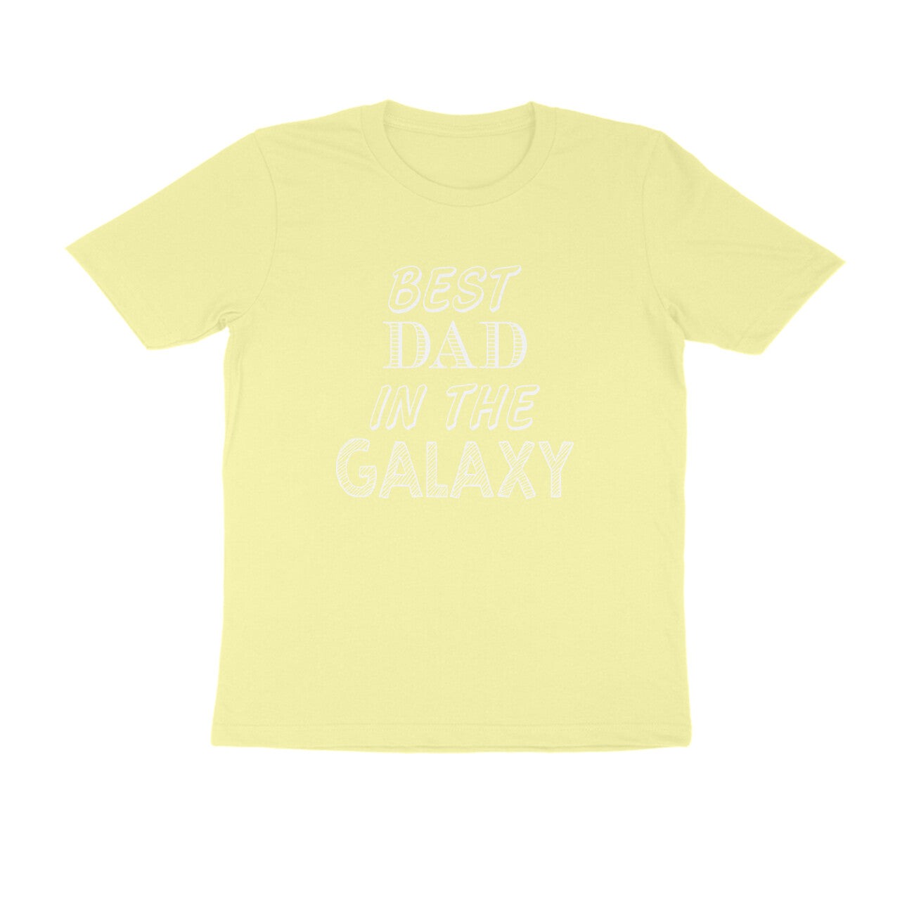 Half Sleeve Round Neck T-Shirt – Best Dad in the Galaxy puraidoprints