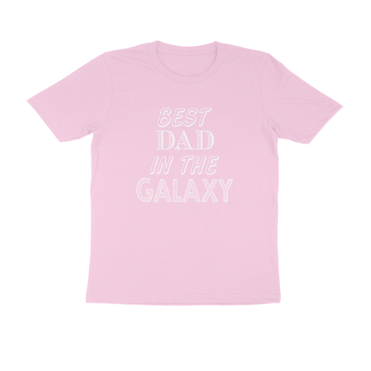 Half Sleeve Round Neck T-Shirt – Best Dad in the Galaxy puraidoprints