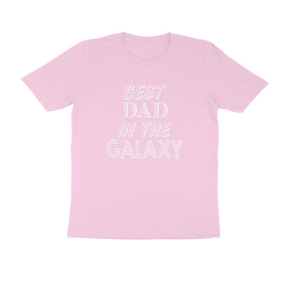 Half Sleeve Round Neck T-Shirt – Best Dad in the Galaxy puraidoprints