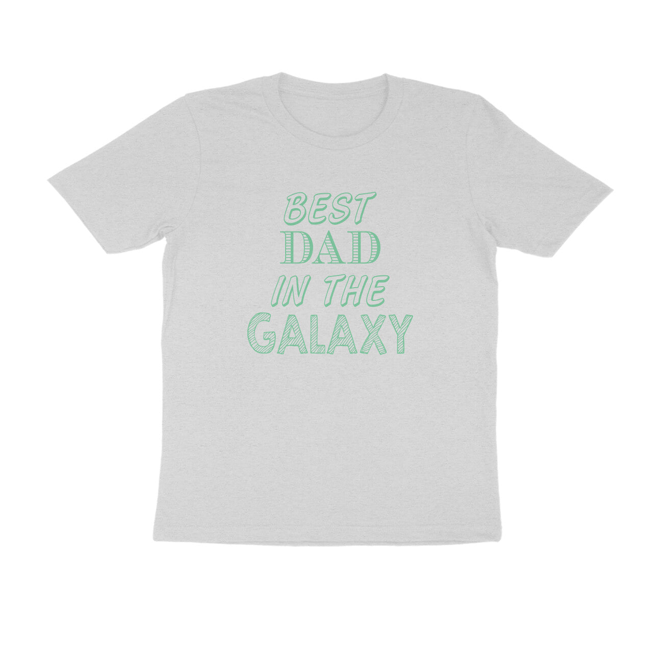 Half Sleeve Round Neck T-Shirt – Best Dad in the Galaxy puraidoprints