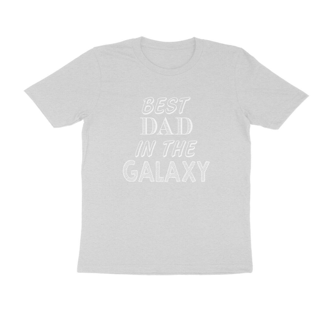 Half Sleeve Round Neck T-Shirt – Best Dad in the Galaxy puraidoprints