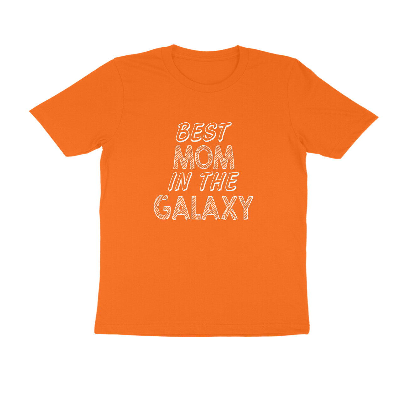 Half Sleeve Round Neck T-Shirt – Best Mom in the Galaxy 2 puraidoprints