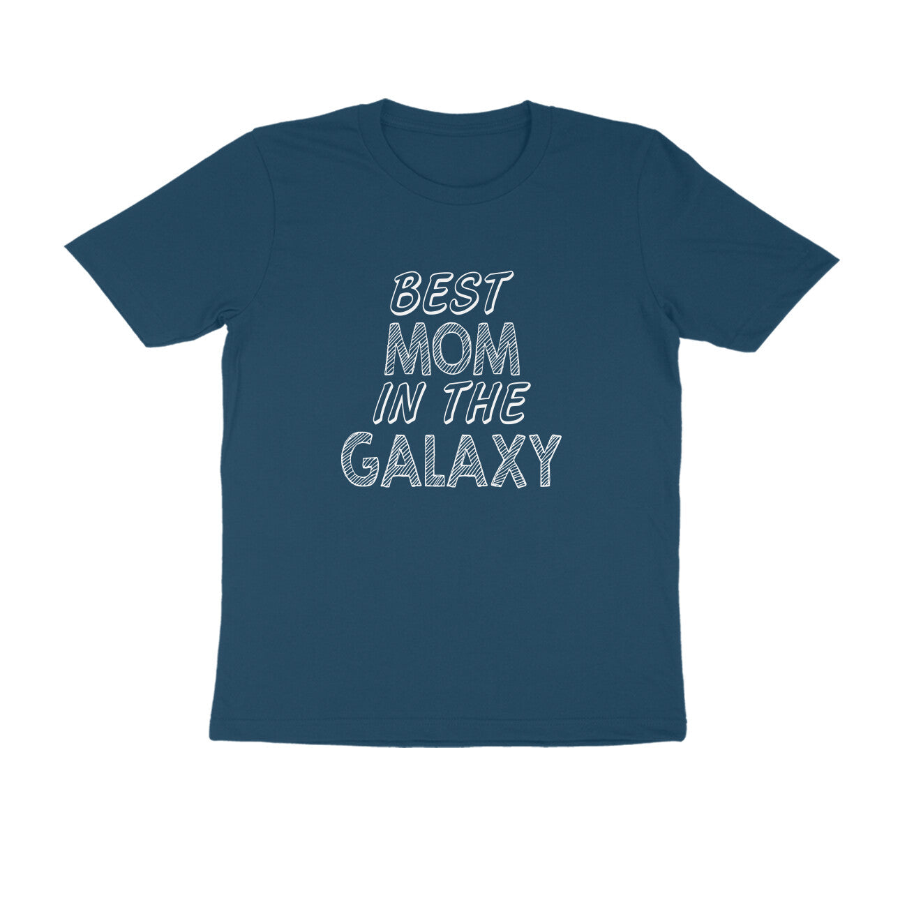 Half Sleeve Round Neck T-Shirt – Best Mom in the Galaxy 2 puraidoprints