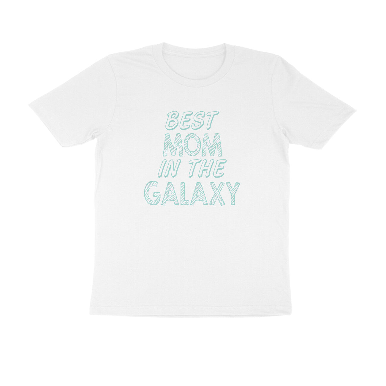 Half Sleeve Round Neck T-Shirt – Best Mom in the Galaxy 3 puraidoprints