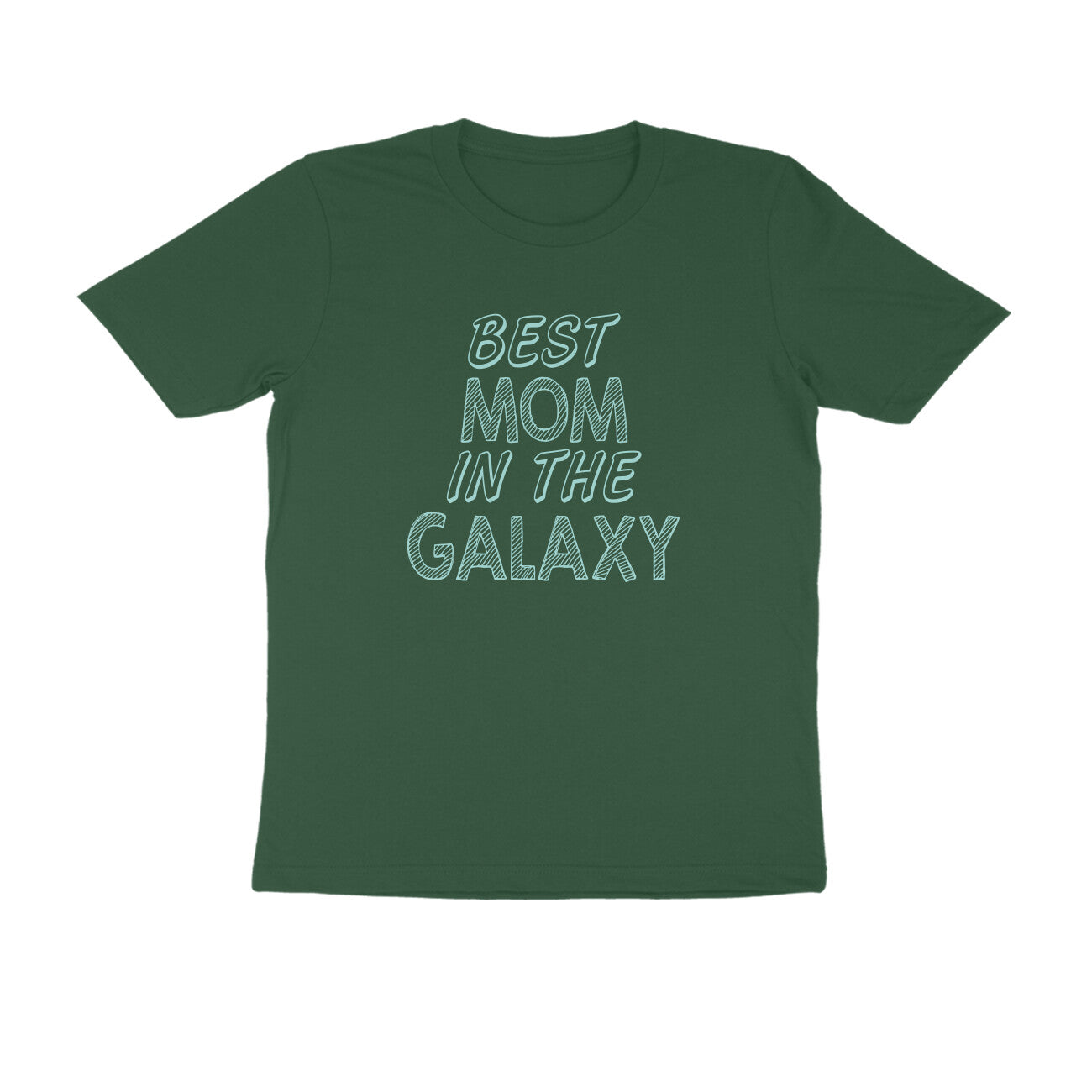 Half Sleeve Round Neck T-Shirt – Best Mom in the Galaxy 3 puraidoprints