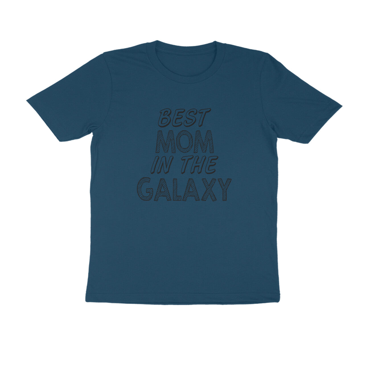 Half Sleeve Round Neck T-Shirt – Best Mom in the Galaxy puraidoprints