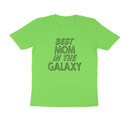 Half Sleeve Round Neck T-Shirt – Best Mom in the Galaxy puraidoprints