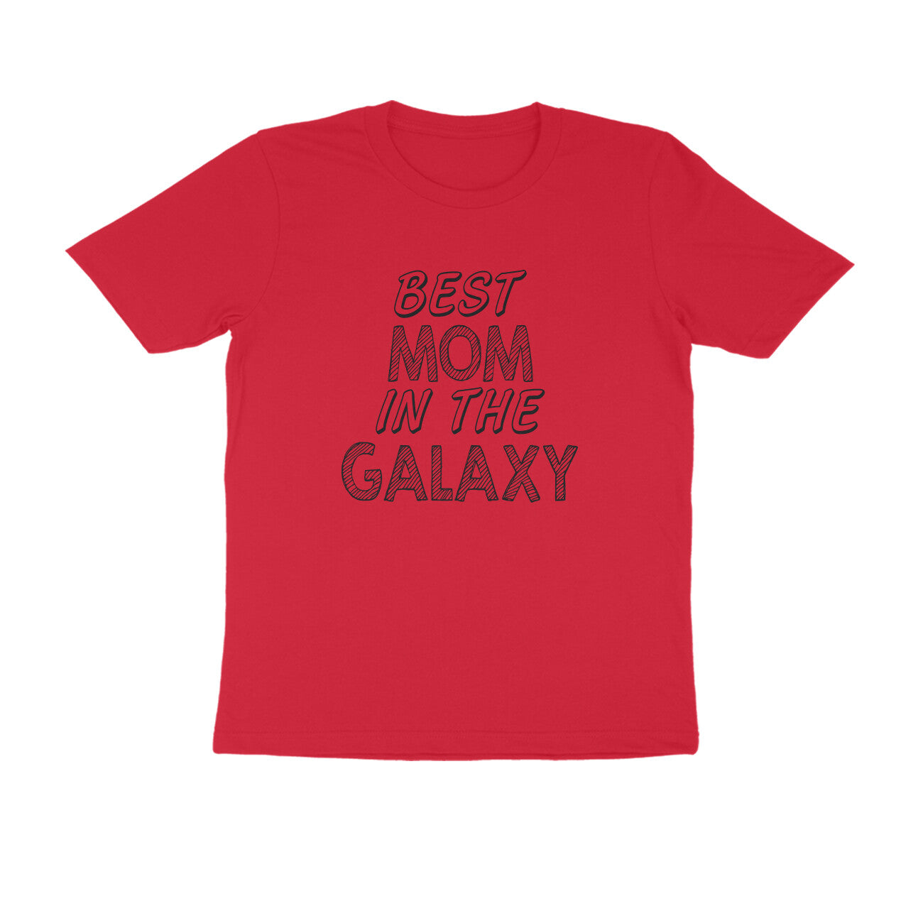 Half Sleeve Round Neck T-Shirt – Best Mom in the Galaxy puraidoprints