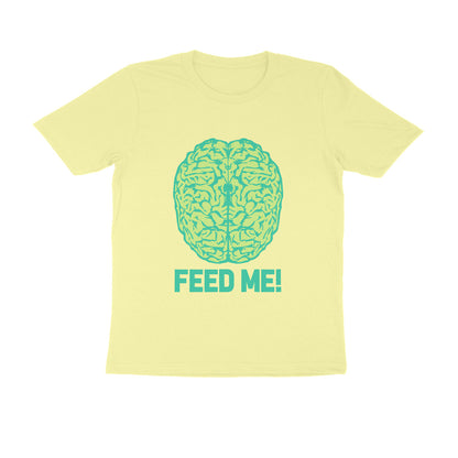 Half Sleeve Round Neck T-Shirt – Brainy -Feed Me puraidoprints