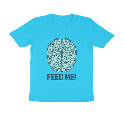 Half Sleeve Round Neck T-Shirt – Brainy -Feed Me puraidoprints