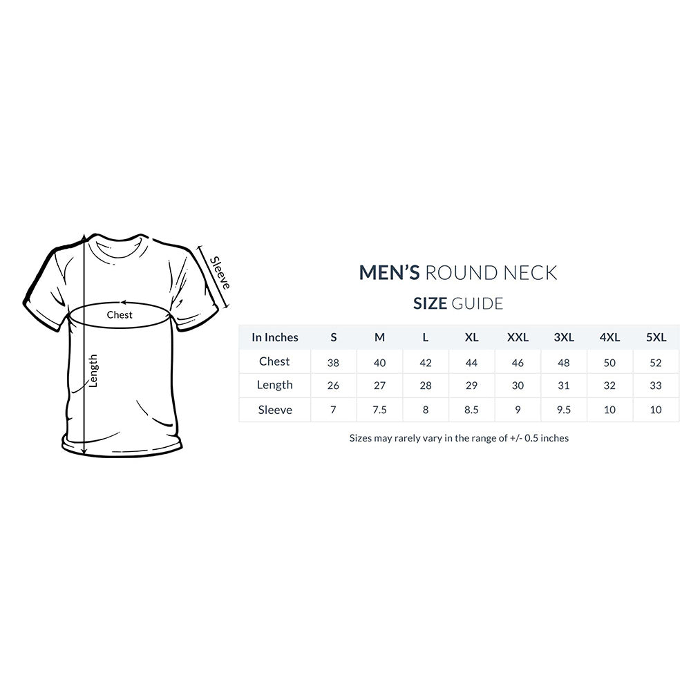 Half Sleeve Round Neck T-Shirt – Carnival mask 2 puraidoprints