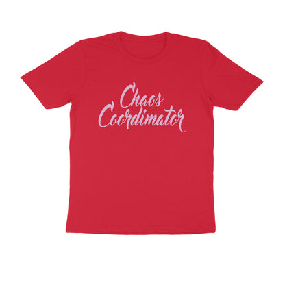 Half Sleeve Round Neck T-Shirt – Chaos Coordinator 3 puraidoprints