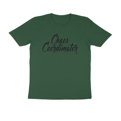 Half Sleeve Round Neck T-Shirt – Chaos Coordinator puraidoprints