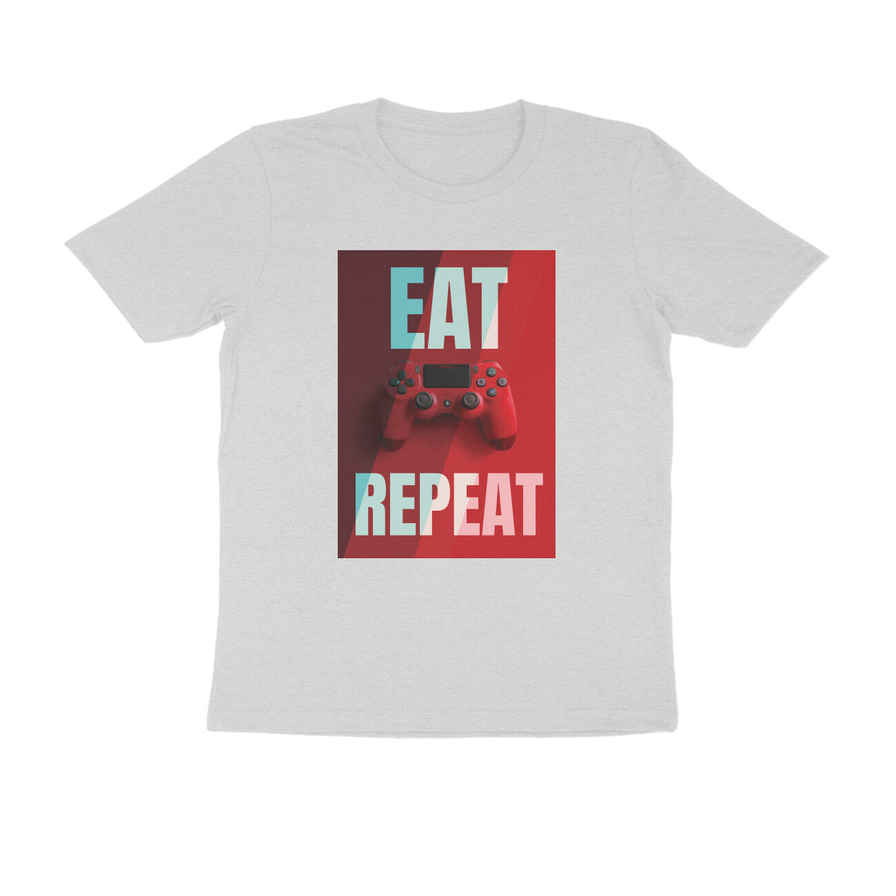 Half Sleeve Round Neck T-Shirt – Eat Game Repeat puraidoprints