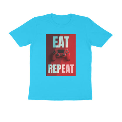 Half Sleeve Round Neck T-Shirt – Eat Game Repeat puraidoprints