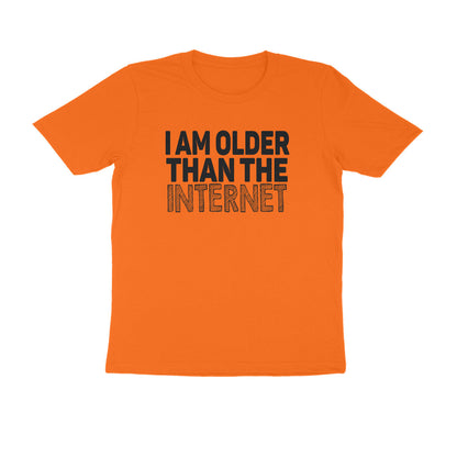 Half Sleeve Round Neck T-Shirt – I’m older than the internet 1 puraidoprints