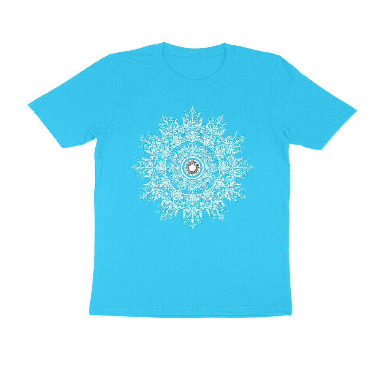 Half Sleeve Round Neck T-Shirt –  Mandala 1 puraidoprints