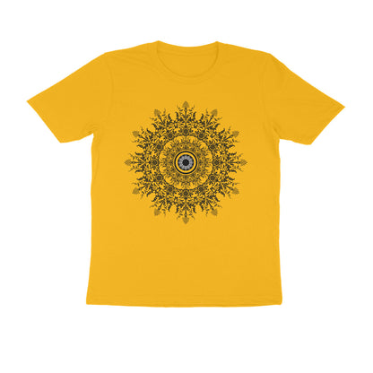 Half Sleeve Round Neck T-Shirt –  Mandala 2 puraidoprints