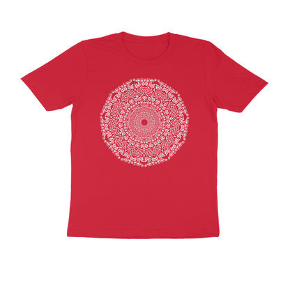 Half Sleeve Round Neck T-Shirt –  Mandala 3 puraidoprints