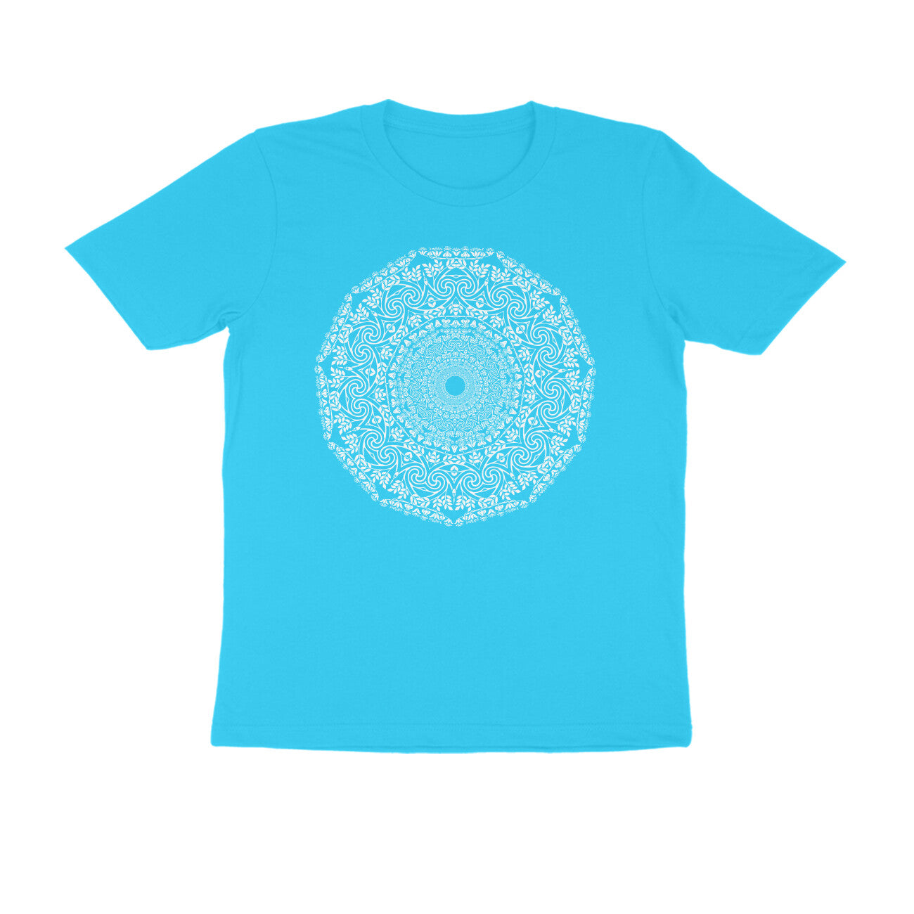 Half Sleeve Round Neck T-Shirt –  Mandala 3 puraidoprints