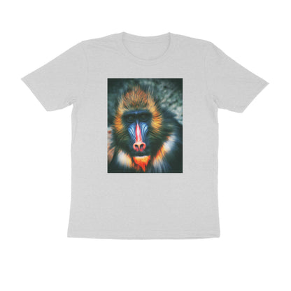 Half Sleeve Round Neck T-Shirt - Mandrill puraidoprints