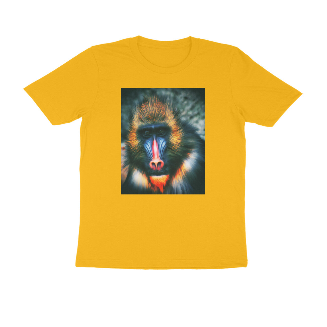 Half Sleeve Round Neck T-Shirt - Mandrill puraidoprints