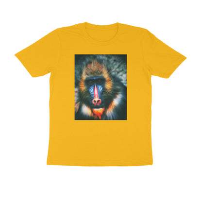 Half Sleeve Round Neck T-Shirt - Mandrill puraidoprints