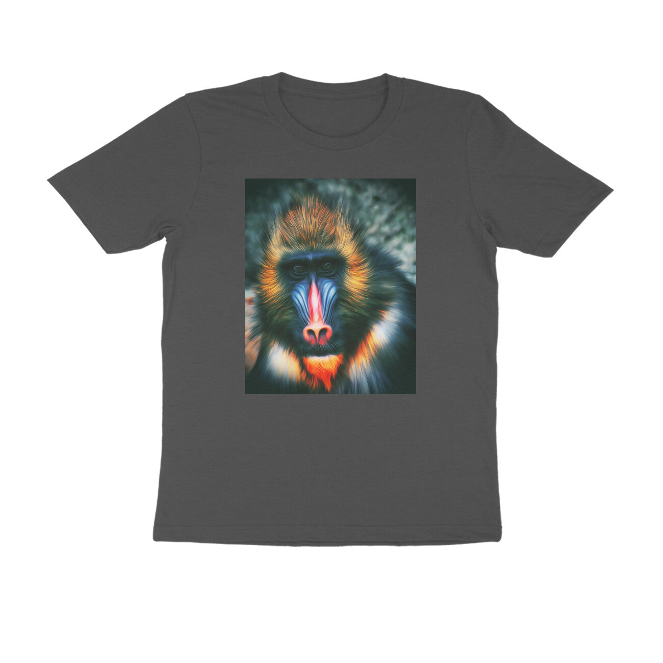 Half Sleeve Round Neck T-Shirt - Mandrill puraidoprints