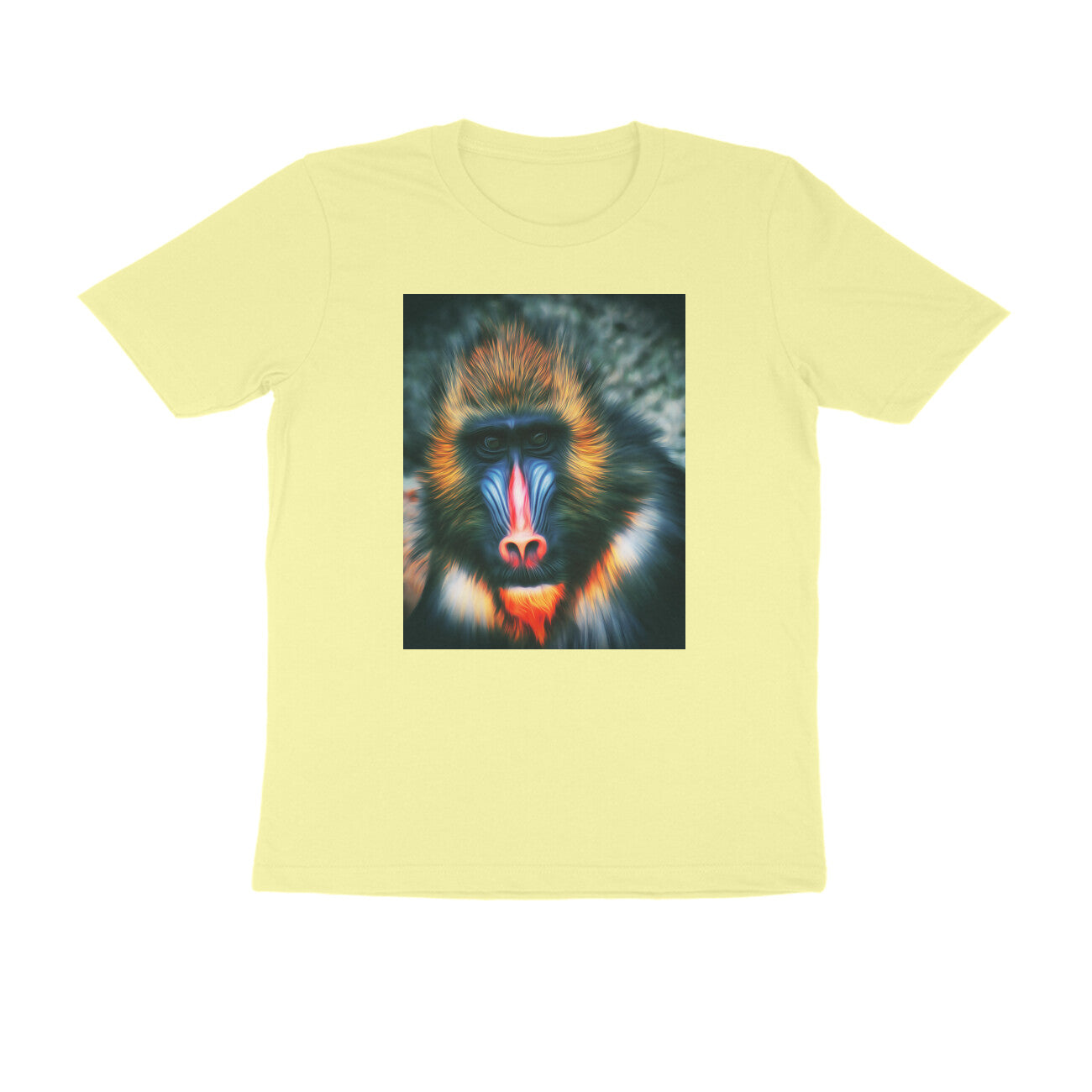 Half Sleeve Round Neck T-Shirt - Mandrill puraidoprints