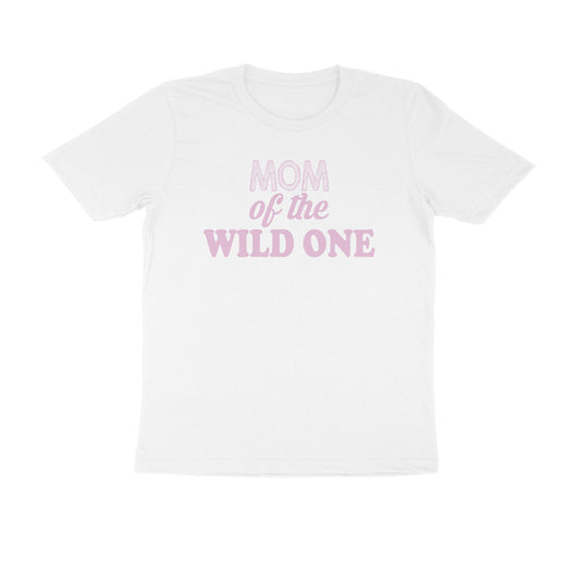 Half Sleeve Round Neck T-Shirt – Mom of the wild one 2 puraidoprints