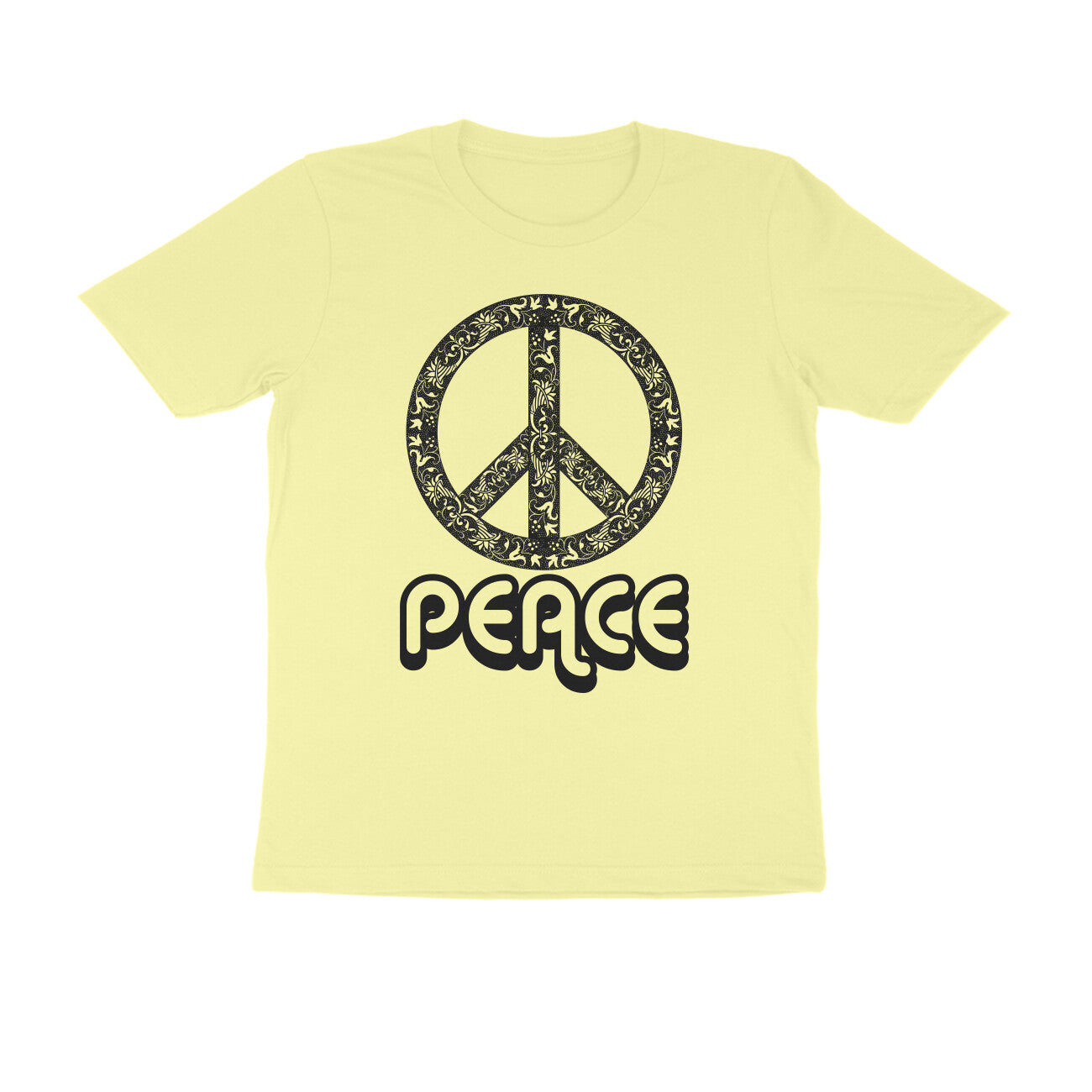 Half Sleeve Round Neck T-Shirt – Peace puraidoprints