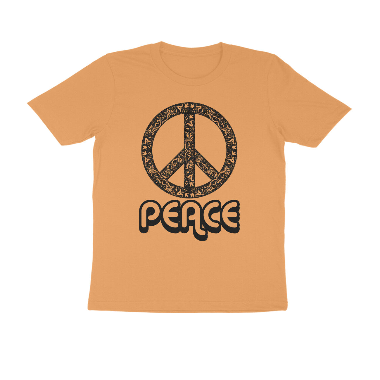 Half Sleeve Round Neck T-Shirt – Peace puraidoprints