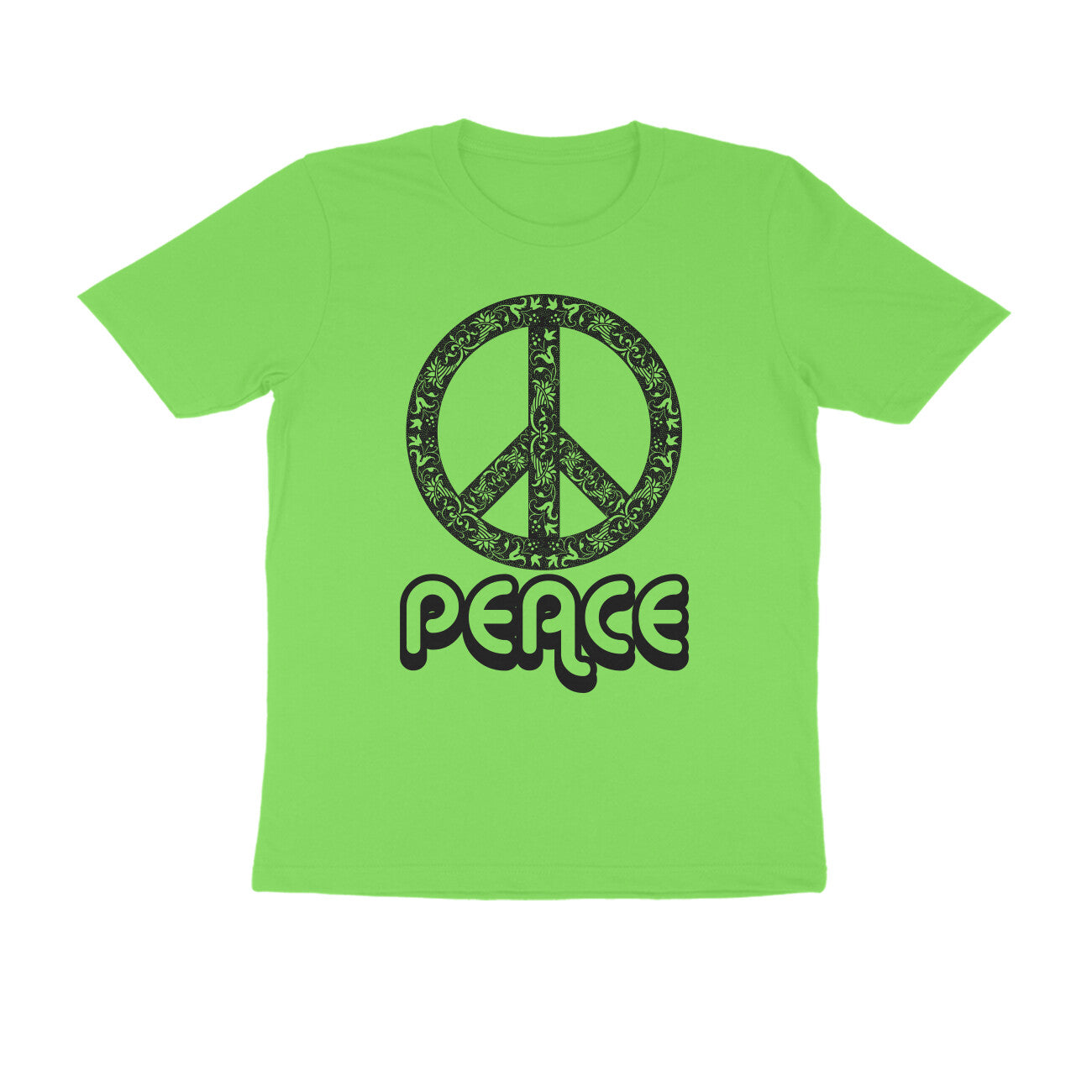 Half Sleeve Round Neck T-Shirt – Peace puraidoprints