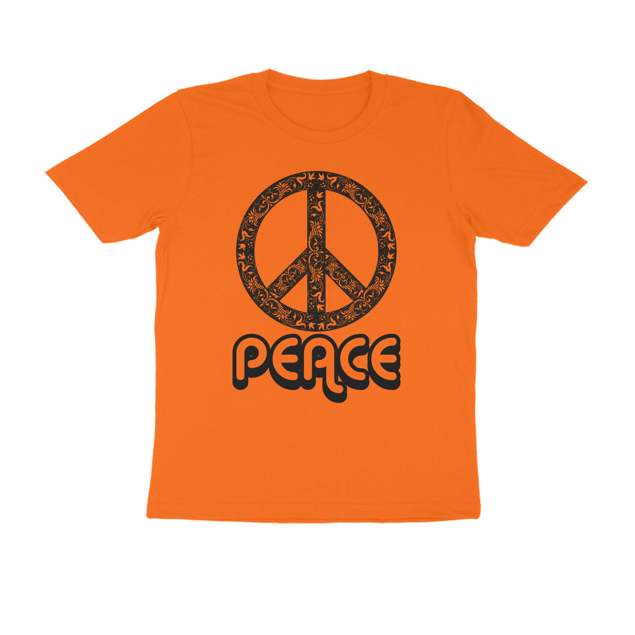 Half Sleeve Round Neck T-Shirt – Peace puraidoprints