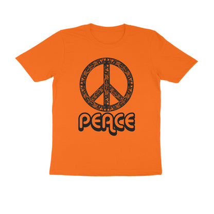 Half Sleeve Round Neck T-Shirt – Peace puraidoprints