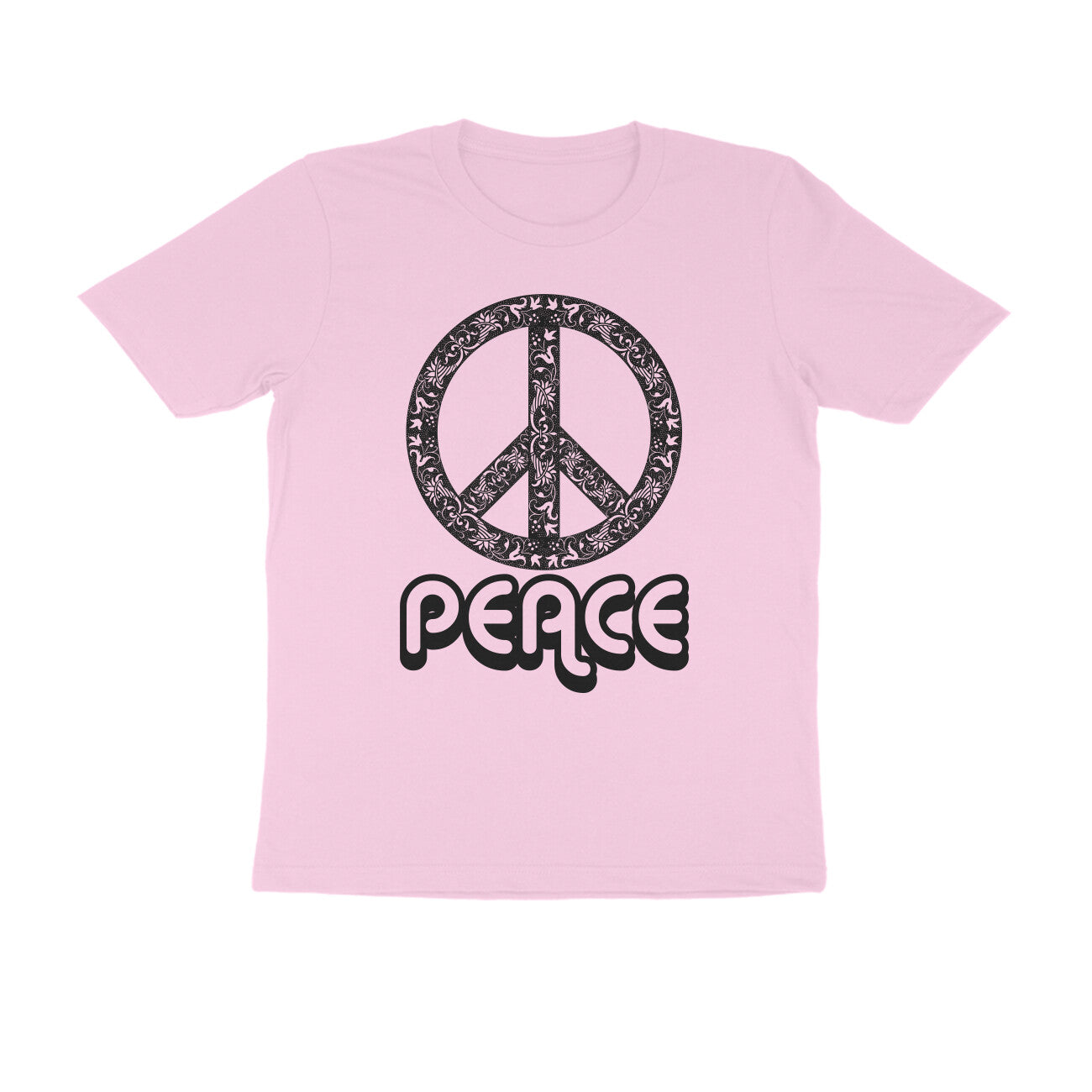 Half Sleeve Round Neck T-Shirt – Peace puraidoprints