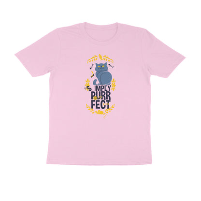 Half Sleeve Round Neck T-Shirt – Simply purrfect 3 puraidoprints